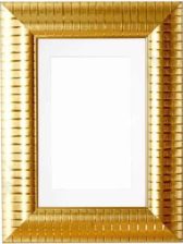 Buy Decorative Reverse Gold Retro Photo Frame - Free UK Delivery. Made in UK.|||