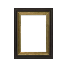 Buy London Reverse Black with Gold Edge Distressed Retro Photo Frame - Free UK Delivery. Made in UK.|||