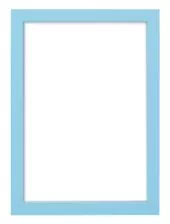 Rainbow Flat Light Blue Photo Frame