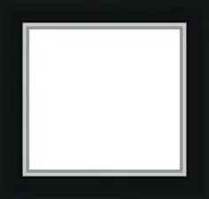 Buy Paramount Reverse Black Silver Edge Photo Frame - Free UK Delivery. Made in UK.