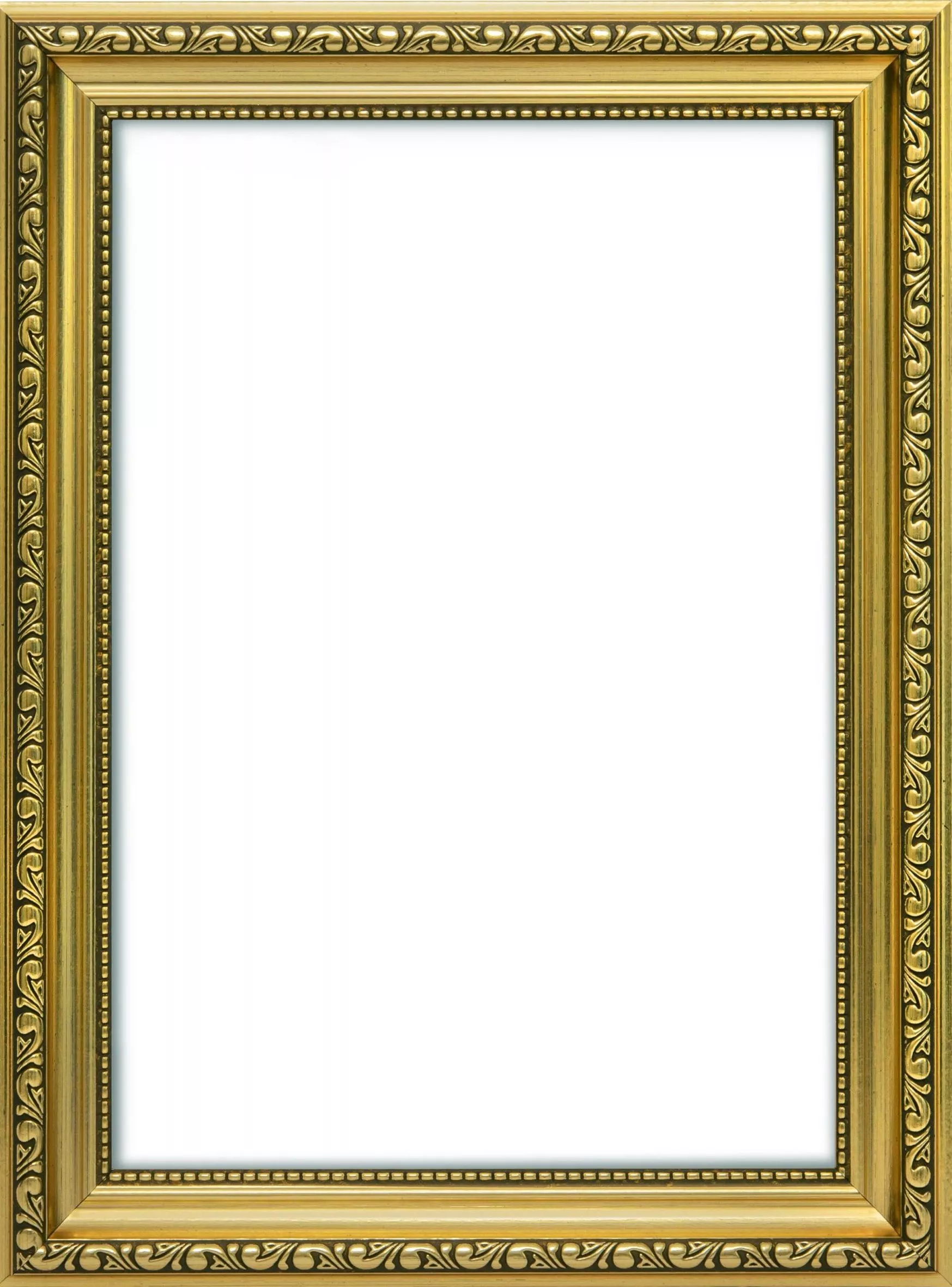 Gold 11.8 x 15.7 Moulding 33mm Wide and 27mm Deep - 30 x 40cm Memory Box Ornate Shabby Chic Picture/Photo/Poster frame with Real Glass 