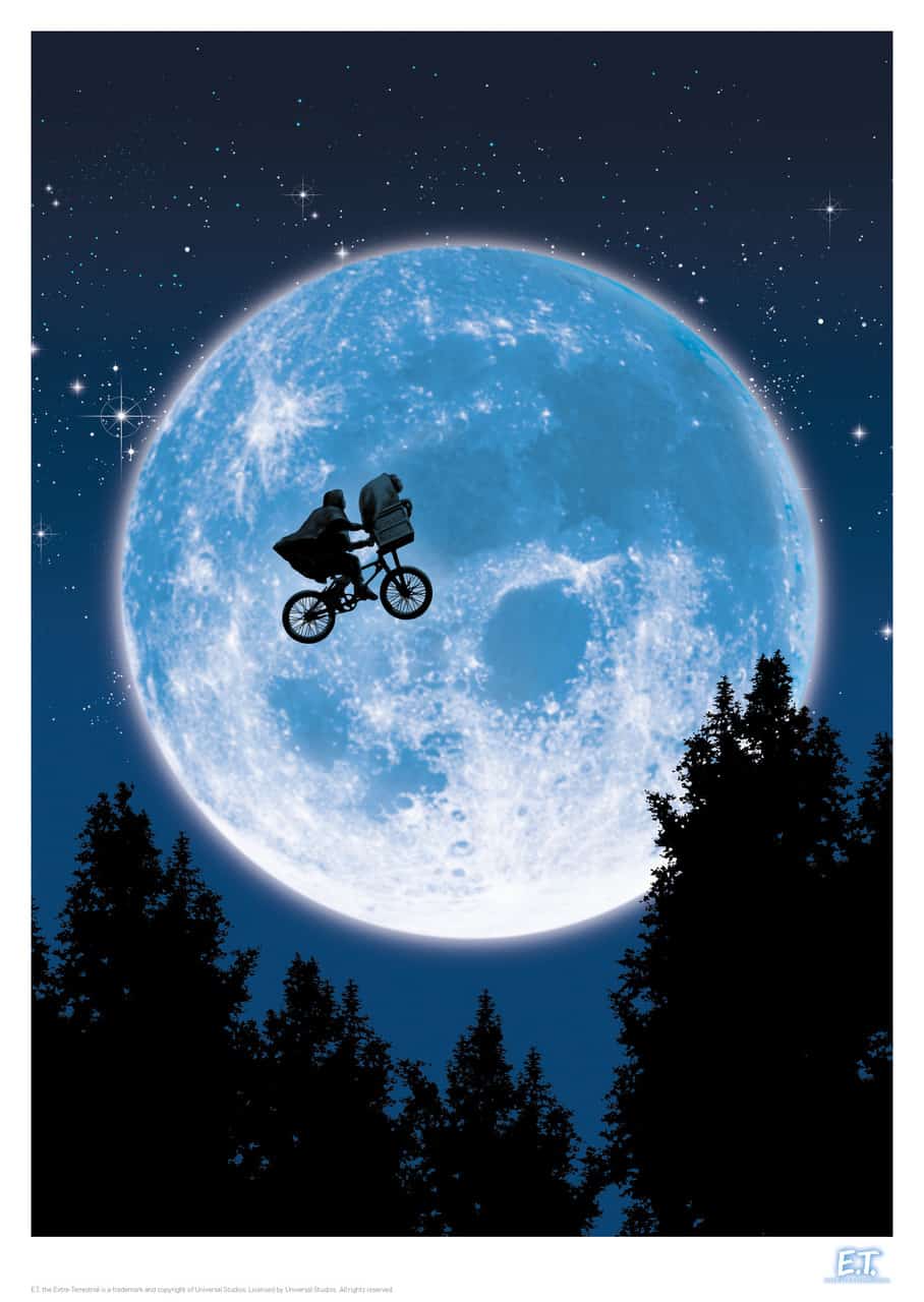 Moon Poster Con Cornice E.T.