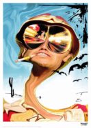 Fear and Loathing in L.A Johnny Depp Framed A3 Poster Art