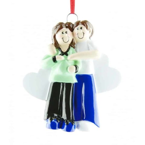 christmas ornament for pregnant couple