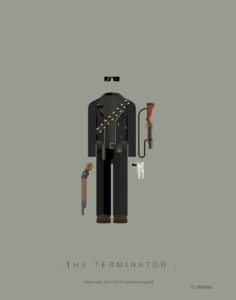 Terminator Fred Birchal Framed Art Print