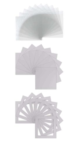 A4 Picture Mount Kit White Colour • Memory Box