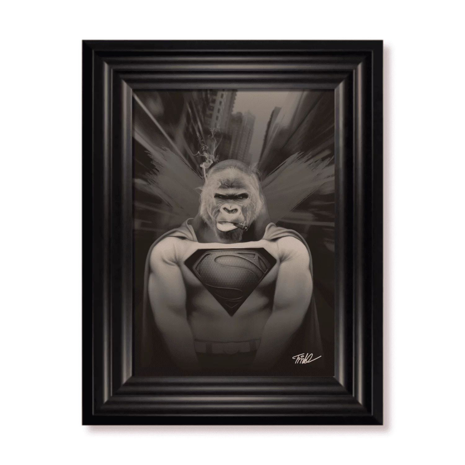 'Superman' Ferenc Trinkl Art Print • Memory Box